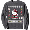 image:imageHello Kitty Ugly Christmas Sweater SweatshirtDark Heather Grey