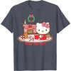 image:imageHello Kitty Warm and Cozy Christmas TShirtHeather Blue