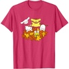 image:imageHello Kitty and Friends Pile of Autumn Leaves TShirtRed Heather