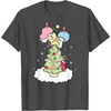 image:imageLittle Twin Stars Christmas Tree TShirtDark Heather Grey