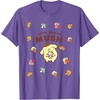 image:imagePompompurin I Love You So Mush Fall Mushroom TShirtPurple Heather