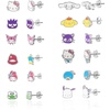 image:imageSanrio Hello Kitty Stud Earrings Pack of 12 Pairs  Official License Hello Kitty and Friends Earrings