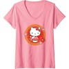 image:imageWomens Hello Kitty Lunar New Year Flowers VNeck TShirtPink
