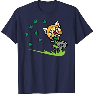image:imageAggretsuko ShamROCK Saint Patricks Day TShirtNavy Blue