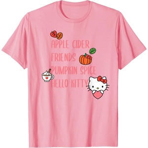 image:imageApple Cider Friends Pumpkin Spice Hello Kitty TShirtPink