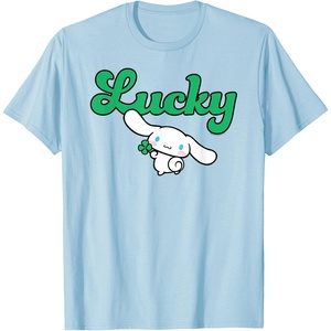 image:imageCinnamoroll Lucky Clover St Patty Day St Patricks Day TShirtBaby Blue