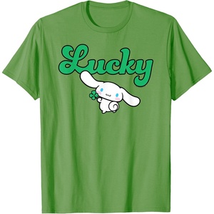 image:imageCinnamoroll Lucky Clover St Patty Day St Patricks Day TShirtGrass Green