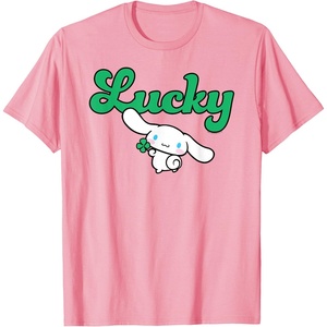 image:imageCinnamoroll Lucky Clover St Patty Day St Patricks Day TShirtPink