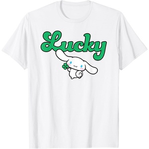 image:imageCinnamoroll Lucky Clover St Patty Day St Patricks Day TShirtWhite