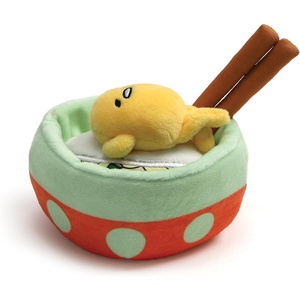 image:imageGUND Sanrio Gudetama The Lazy Egg Stuffed Animal Gudetama with Soy Sauce Plush Toy for Ages 1 and Up 5Noodle Gudetama