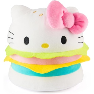 image:imageGUND Sanrio Official Hello Kitty Hamburger Plush Collectible Plush Toy Stuffed Animal for Ages 1 and Up PinkWhite 8Hello Kitty Hamburger