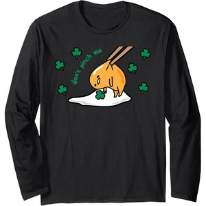 image:imageGudetama Dont Pinch Me Saint Patricks Day Long Sleeve TShirtBlack