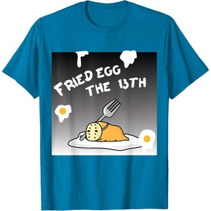 image:imageGudetama Fried Egg The 13th Halloween Tee Shirt TShirtSapphire Blue