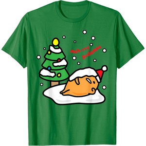 image:imageGudetama Mehrry Gudemas Christmas Tee Shirt TShirtKelly Green