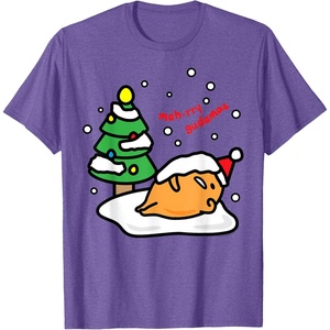 image:imageGudetama Mehrry Gudemas Christmas Tee Shirt TShirtPurple Heather