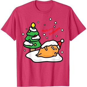 image:imageGudetama Mehrry Gudemas Christmas Tee Shirt TShirtRed Heather