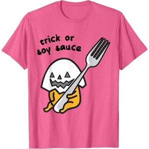 image:imageGudetama Trick or Treat Halloween Tee Shirt TShirtPink Heather