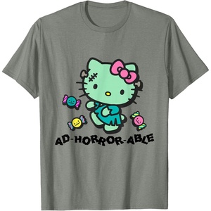 image:imageHello Kitty AdHorrorable TShirtOlive Heather
