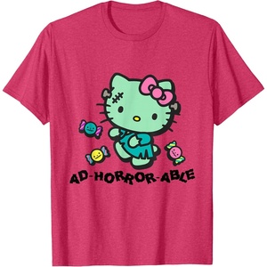 image:imageHello Kitty AdHorrorable TShirtRed Heather