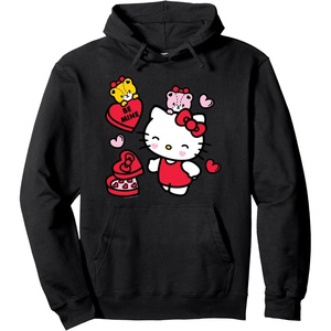 image:imageHello Kitty Be Mine Candy Gifts Valentines Pullover HoodieBlack