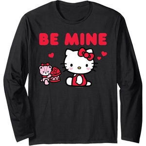 image:imageHello Kitty Be Mine Chocolates Valentines Long Sleeve TShirtBlack