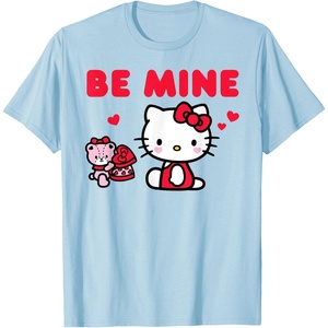 image:imageHello Kitty Be Mine Chocolates Valentines TShirtBaby Blue