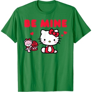 image:imageHello Kitty Be Mine Chocolates Valentines TShirtKelly Green