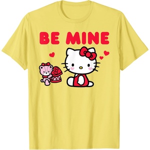 image:imageHello Kitty Be Mine Chocolates Valentines TShirtLemon Yellow