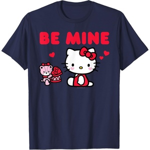 image:imageHello Kitty Be Mine Chocolates Valentines TShirtNavy Blue