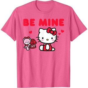 image:imageHello Kitty Be Mine Chocolates Valentines TShirtPink Heather