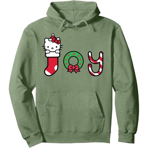 image:imageHello Kitty Christmas Joy Hoodie Pullover HoodieSage Green