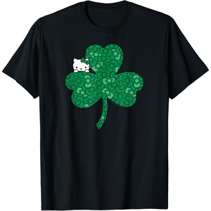 image:imageHello Kitty Clover amp Bows Saint Patricks Day TShirtBlack