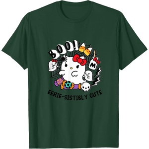 image:imageHello Kitty Eeriesistibly Cute TShirtDark Green