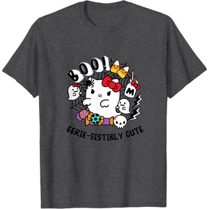 image:imageHello Kitty Eeriesistibly Cute TShirtDark Heather Grey