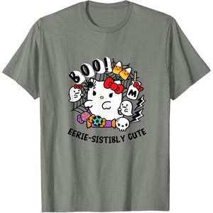 image:imageHello Kitty Eeriesistibly Cute TShirtOlive Heather