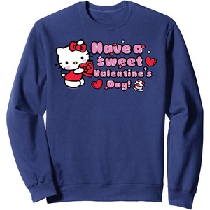image:imageHello Kitty Have A Sweet Valentines Day SweatshirtNavy Blue