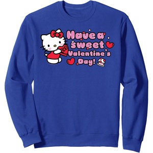 image:imageHello Kitty Have A Sweet Valentines Day SweatshirtRoyal Blue