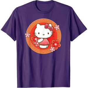 image:imageHello Kitty Lunar New Year Flowers TShirtPurple