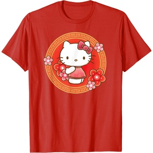 image:imageHello Kitty Lunar New Year Flowers TShirtRed
