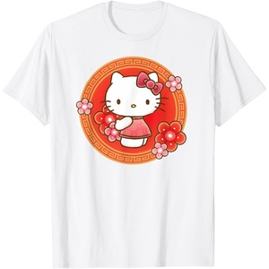 image:imageHello Kitty Lunar New Year Flowers TShirtWhite