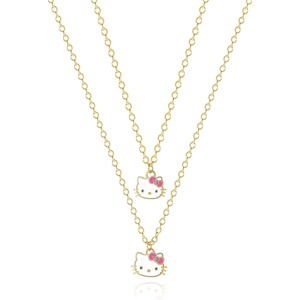 image:imageHello Kitty Sanrio Womens Mother Daughter Necklace Set for 2 Official License FlashPlated Necklaces 162