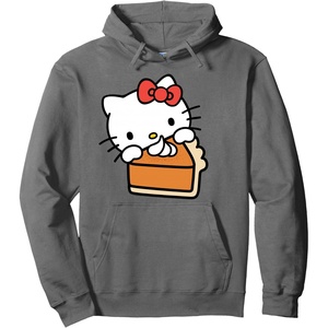 image:imageHello Kitty Slice Of Pumpkin Pie Pullover HoodieAsphalt Grey