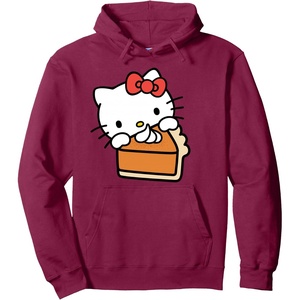 image:imageHello Kitty Slice Of Pumpkin Pie Pullover HoodieBurgundy