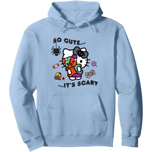 image:imageHello Kitty So Cute Its Scary Pullover HoodieDusty Blue