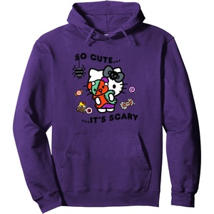 image:imageHello Kitty So Cute Its Scary Pullover HoodiePurple