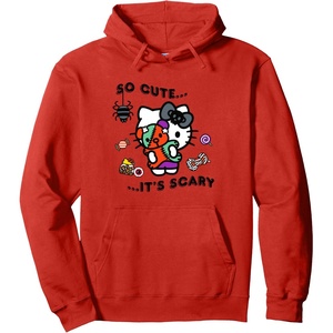 image:imageHello Kitty So Cute Its Scary Pullover HoodieRed