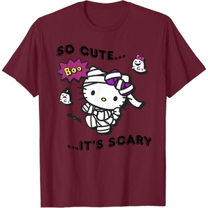 image:imageHello Kitty So Cute Its Scary TShirtBurgundy