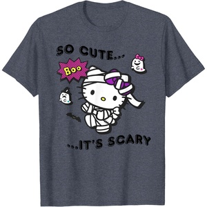 image:imageHello Kitty So Cute Its Scary TShirtHeather Blue