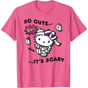 image:imageHello Kitty So Cute Its Scary TShirtPink Heather