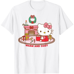 image:imageHello Kitty Warm and Cozy Christmas TShirtWhite